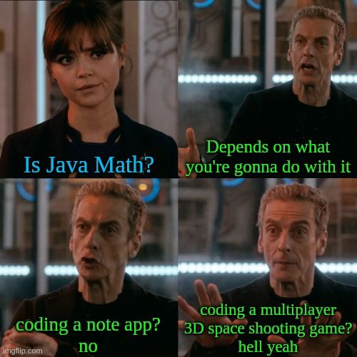 Does Java need math? <Meme