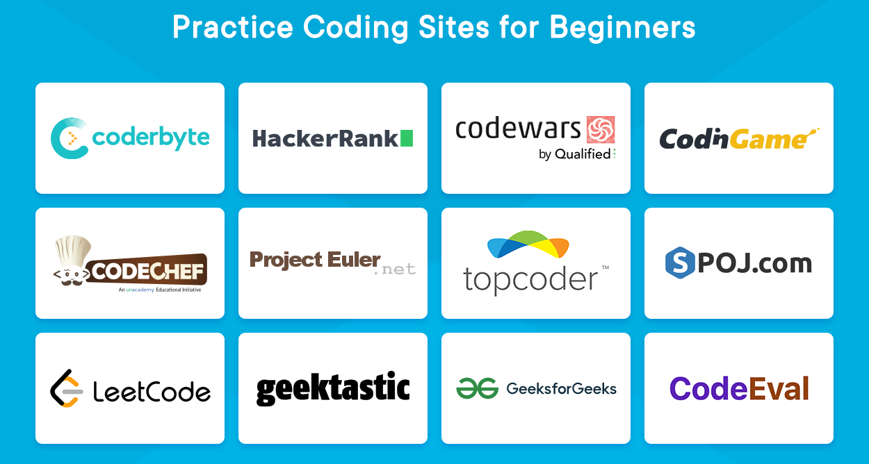 Practice coding sites for beginners