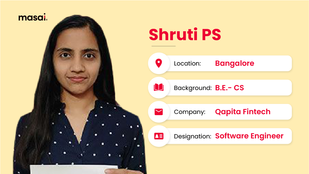 Shruti managed teaching and coding for 7 months to enter the Tech industry