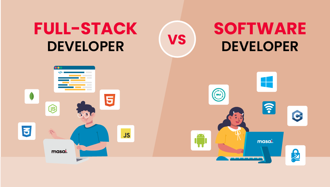 Full-stack developer vs Software developer