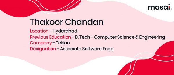 Disasters in life couldn't stop Chandan from becoming a Software Engineer